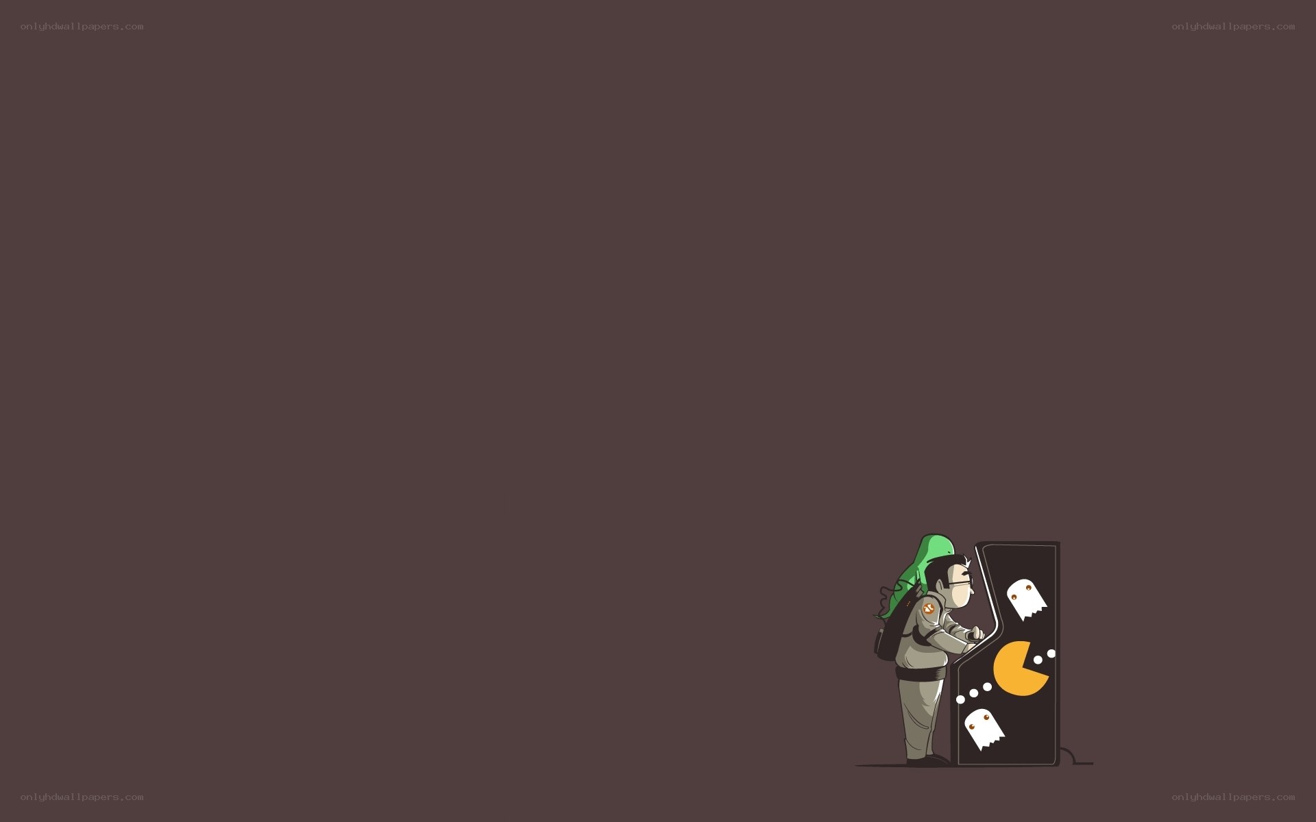 ghostbuster playing pac-man