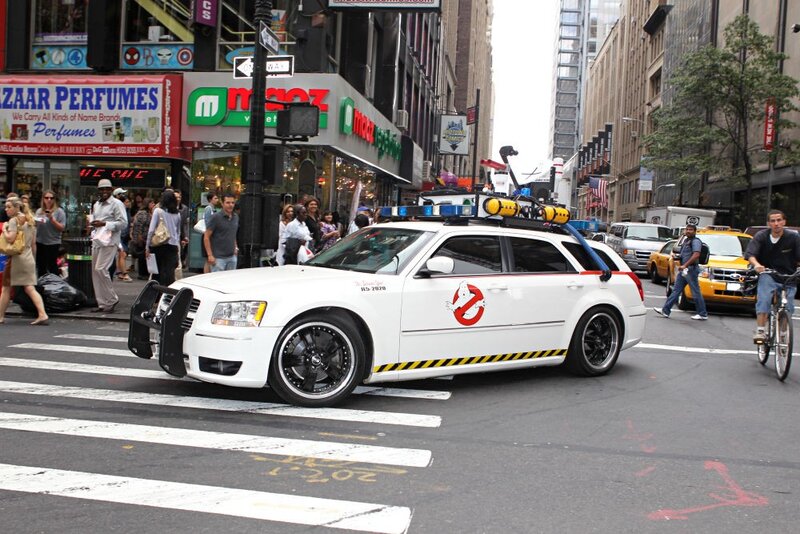 Ghostbusters car in New York City