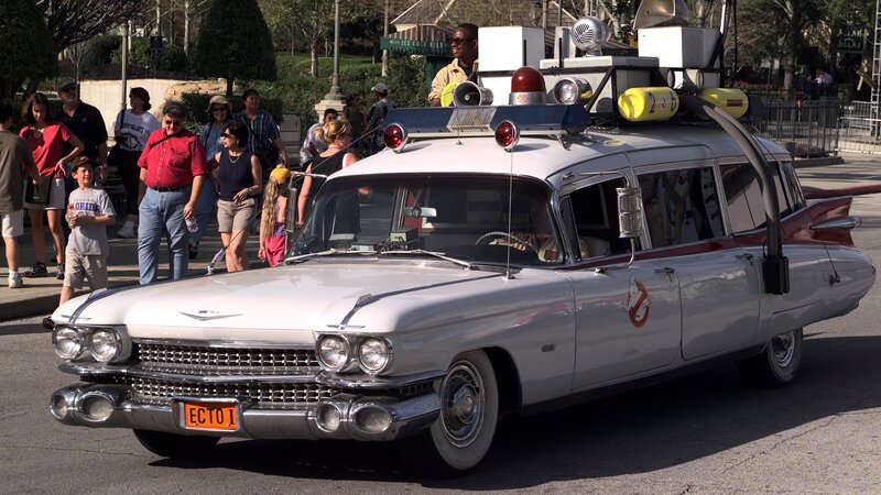 Ghostbusters car in parade
