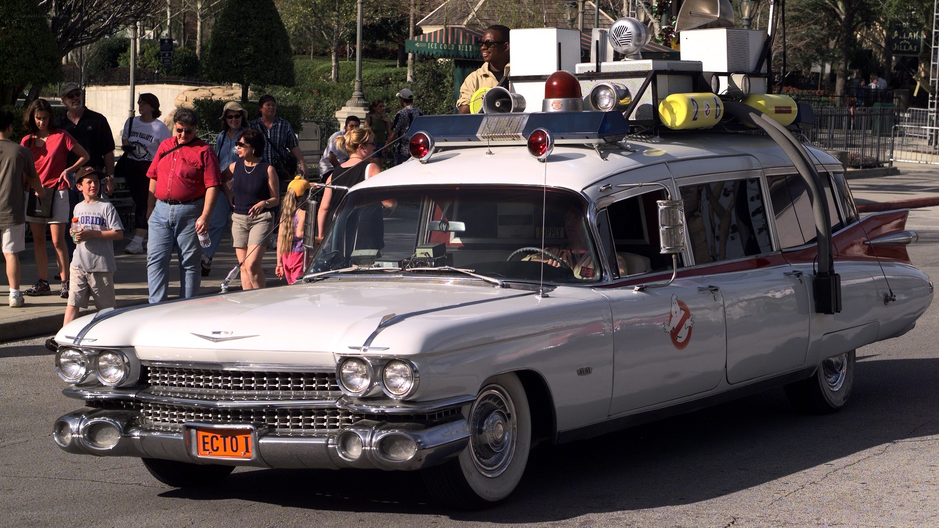 Ghostbusters car in parade