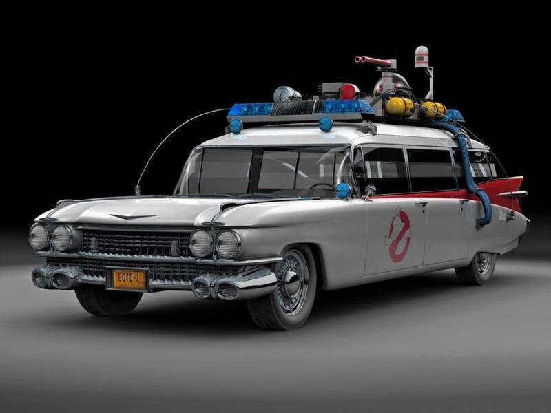 Ghostbusters Car — White, Dramatic, 3d Render