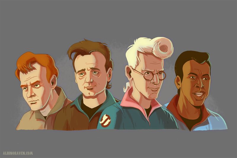 Ghostbusters character portraits