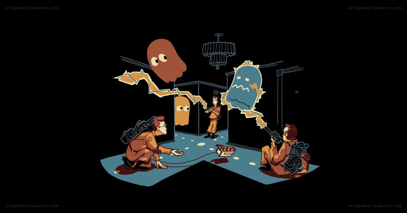 Ghostbusters in action