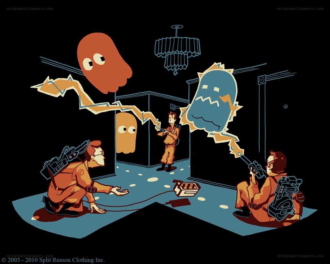Ghostbusters in action