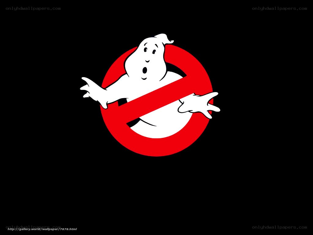 Ghostbusters logo on black