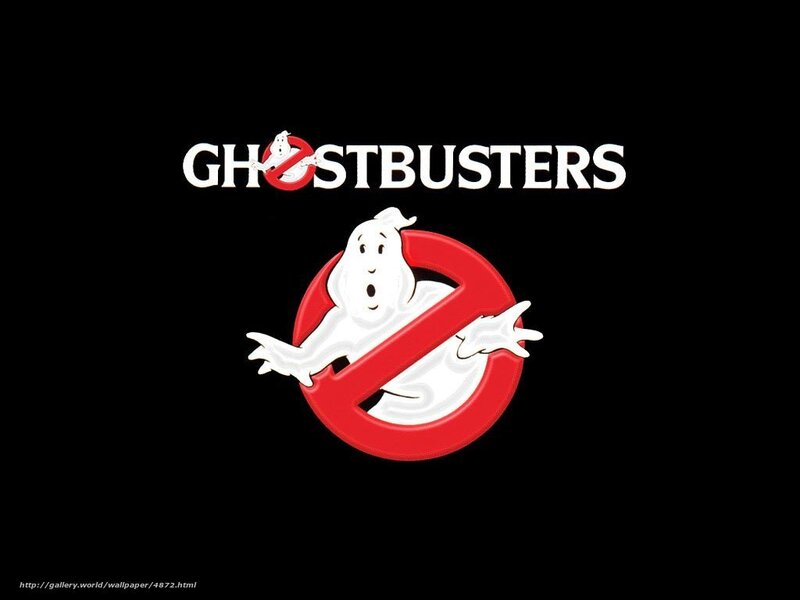 Ghostbusters logo on black