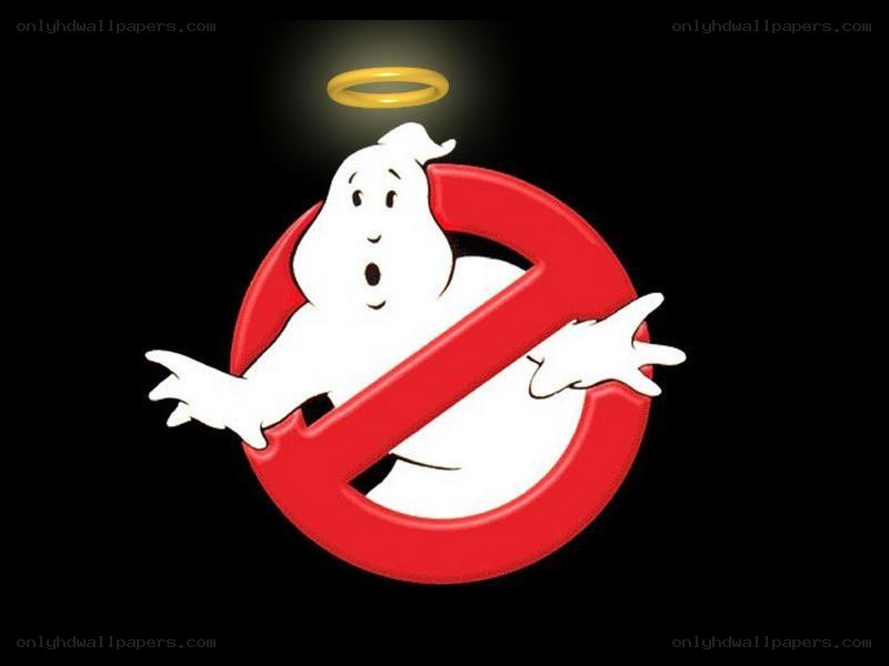 Ghostbusters logo with halo