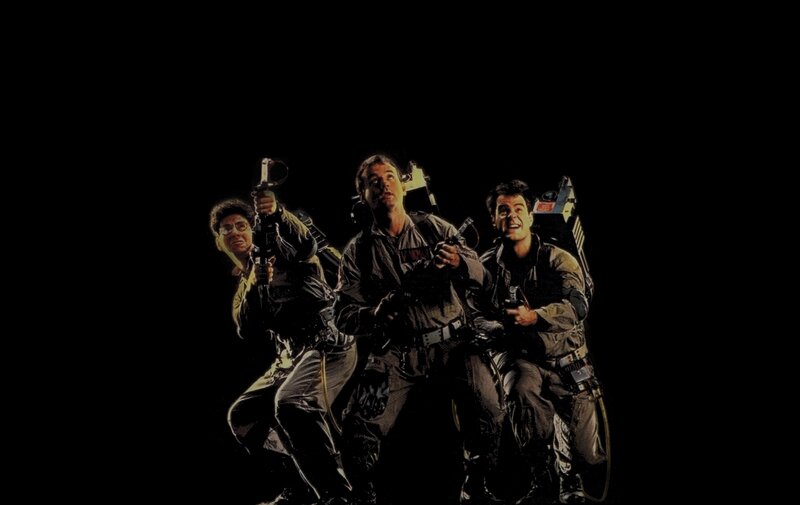 Ghostbusters team in action