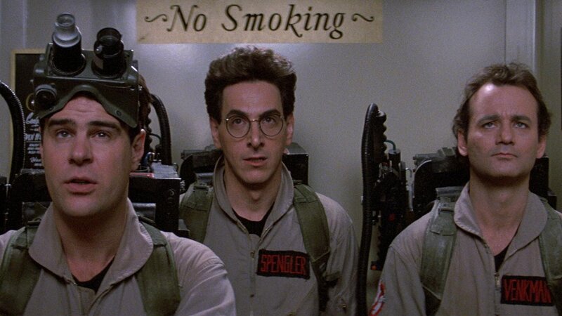 Ghostbusters team in uniform