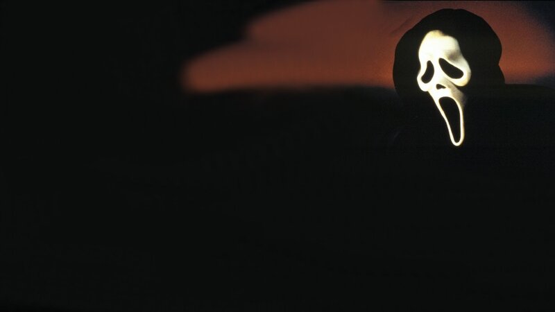 Ghostface Mask in Darkness