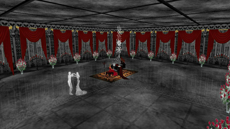 Ghostly Couple Dancing