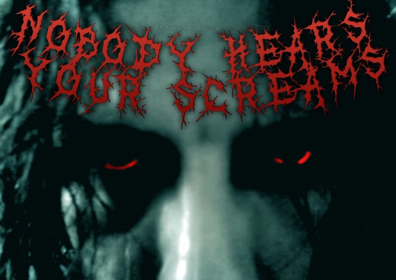 Ghostly Face with Red Eyes