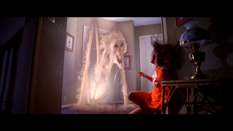 Ghostly Figure in Room — Orange