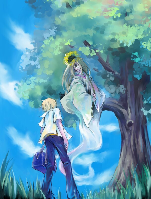 Ghostly Figure in Tree
