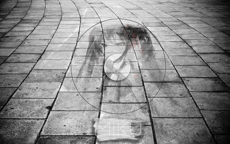 Ghostly Figure on Pavement