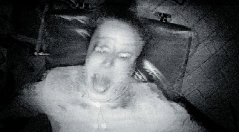Ghostly Figure Screaming
