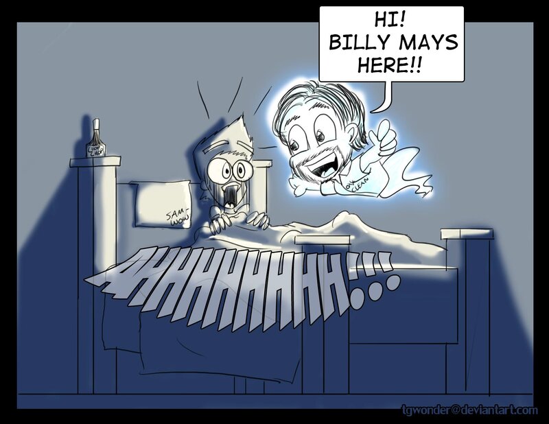 Ghostly greeting