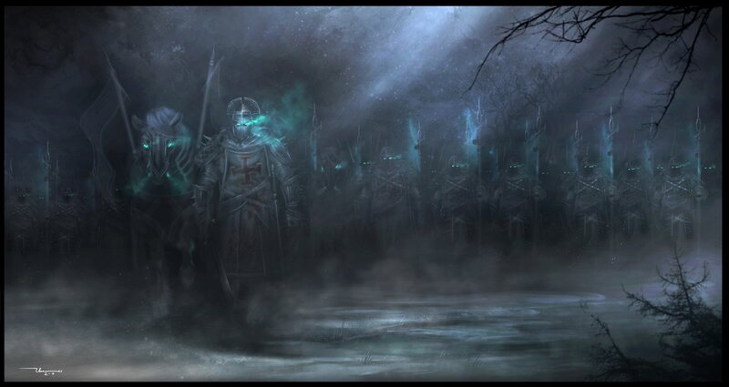 ghostly knight army