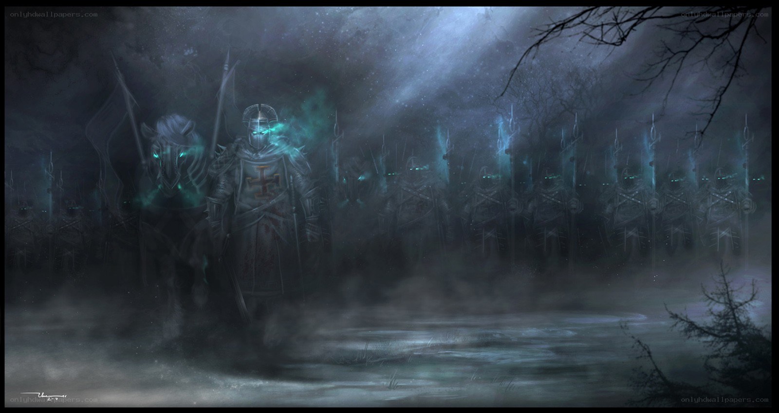 ghostly knight army