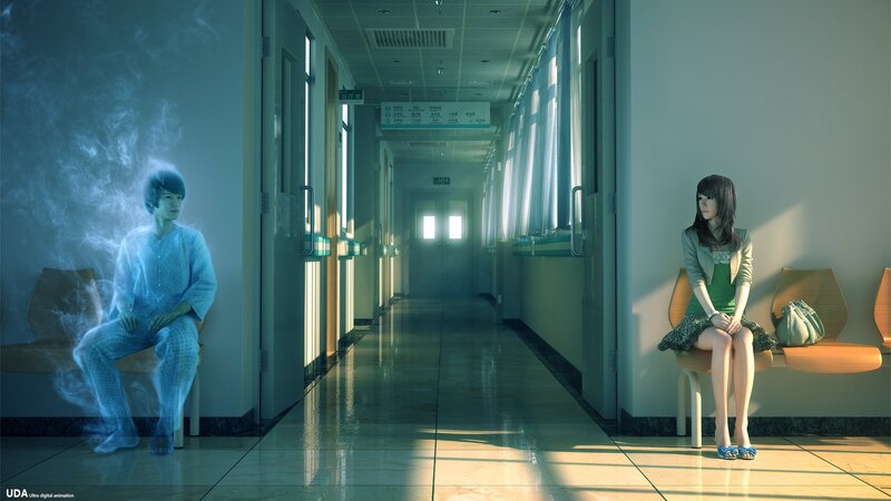 Ghostly Man and Woman