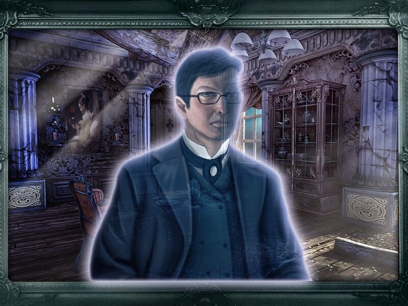 Ghostly Man in Suit — Blue