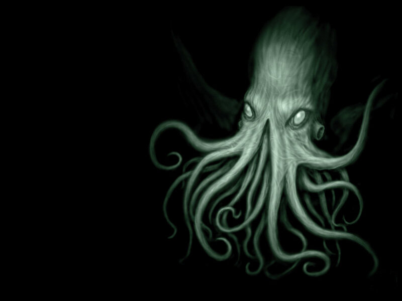 ghostly octopus creature
