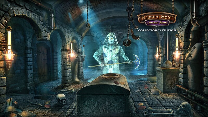 Ghostly Pharaoh in Tomb