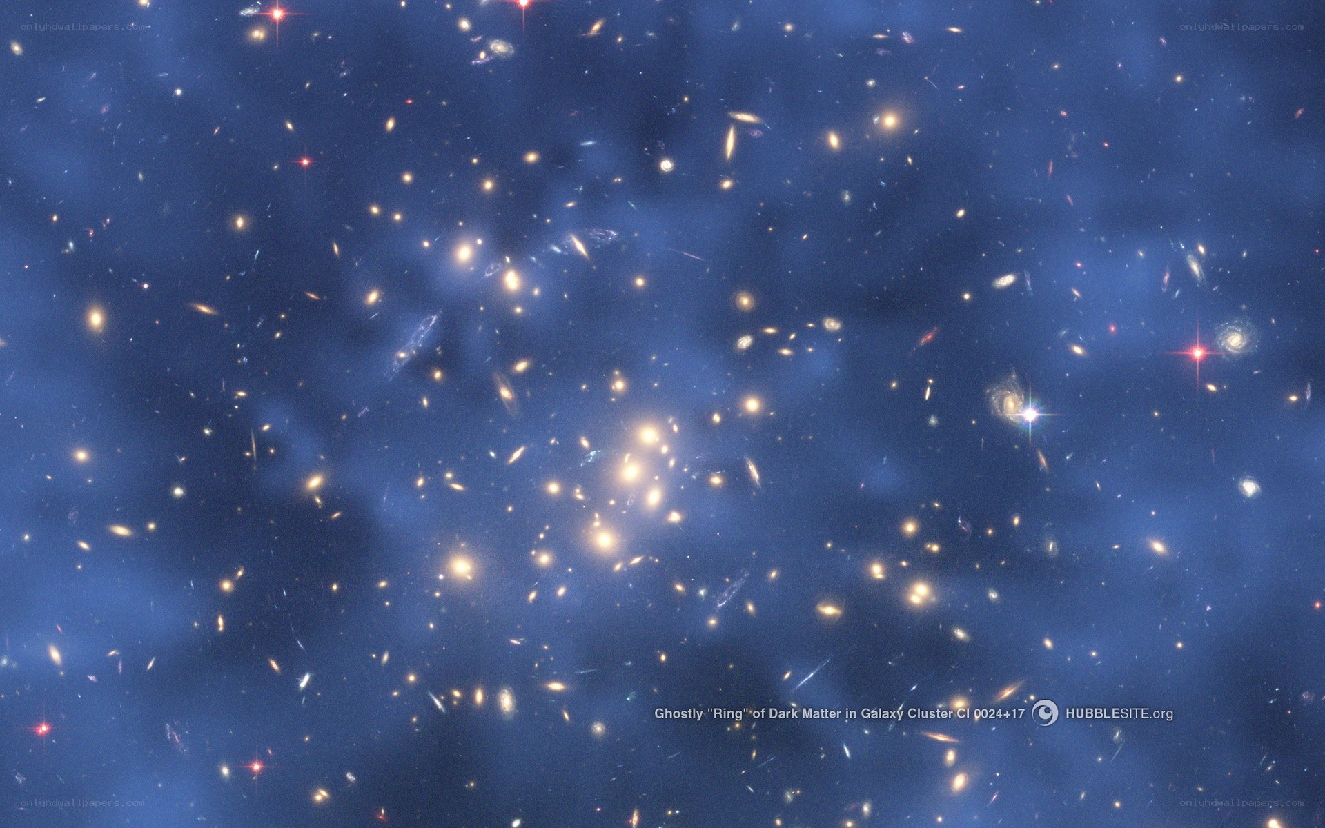 Ghostly ring of dark matter