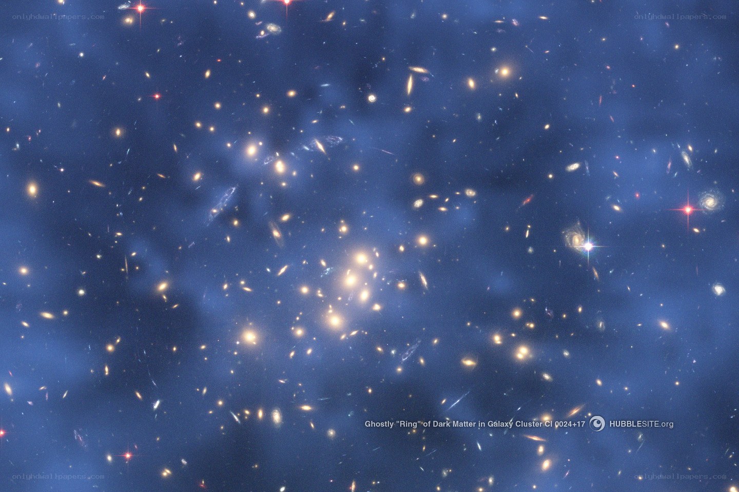 Ghostly ring of dark matter