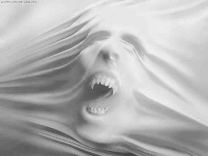 ghostly scream through fabric