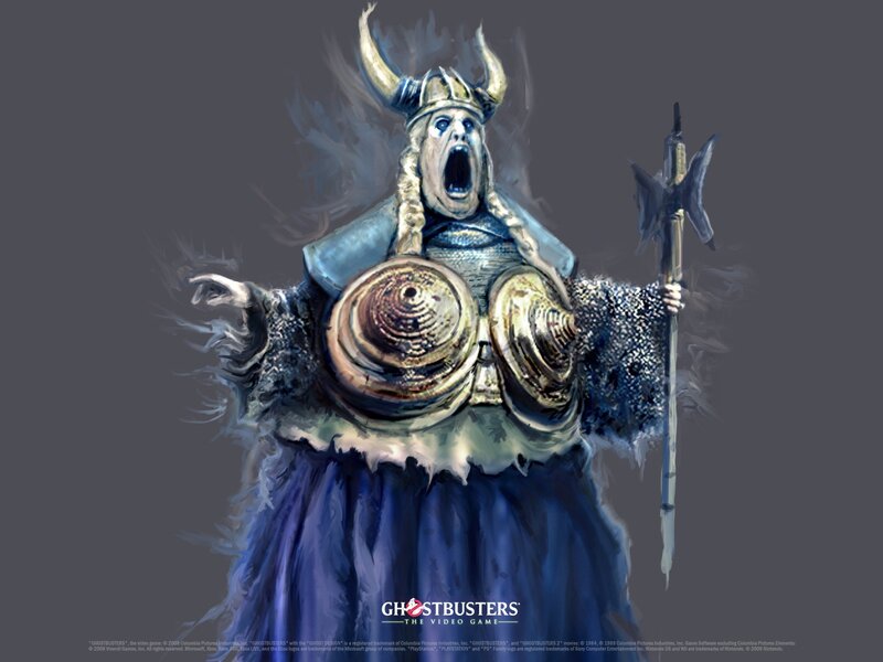 Ghostly Viking Warrior