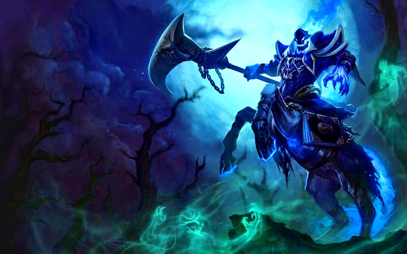 Ghostly Warrior on Horse