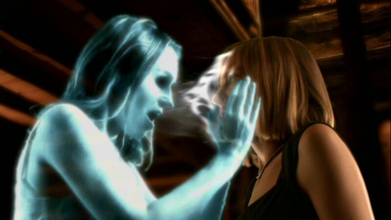 Ghostly Woman Touching Another