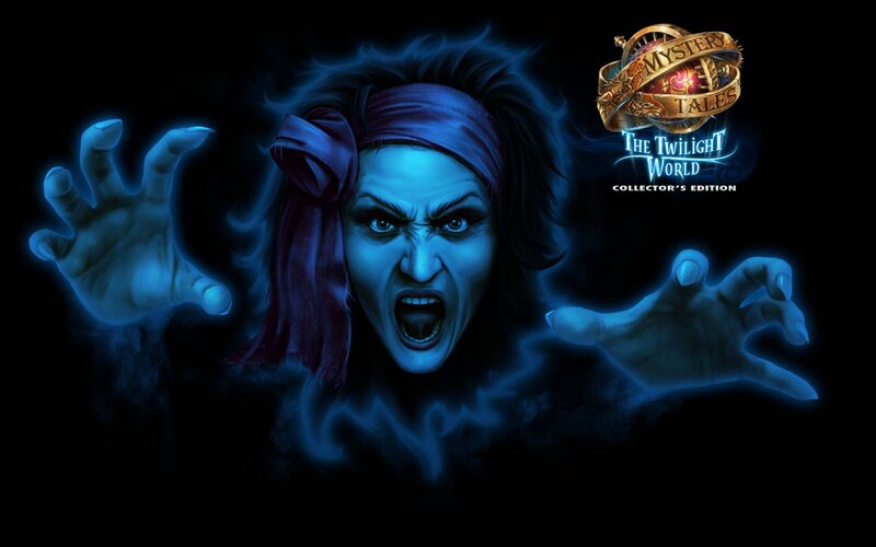 Ghostly Woman with Glowing Hands
