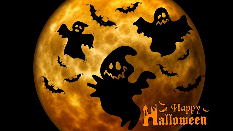 Ghosts and Bats in Moon
