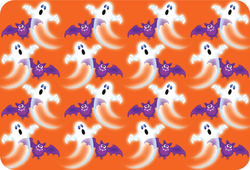 Ghosts and Bats Pattern