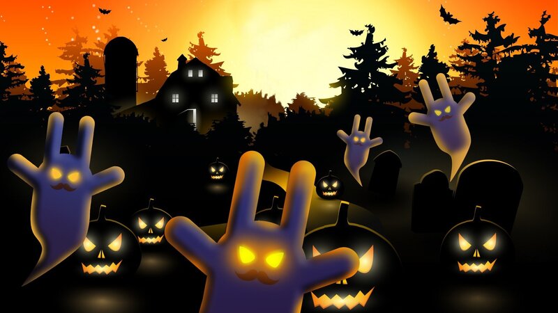Ghosts and Jack-o-lanterns