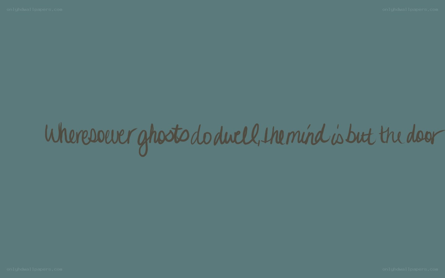 ghosts and the mind
