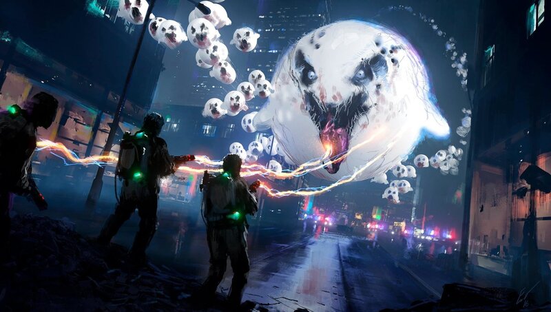 Ghosts Attacking City