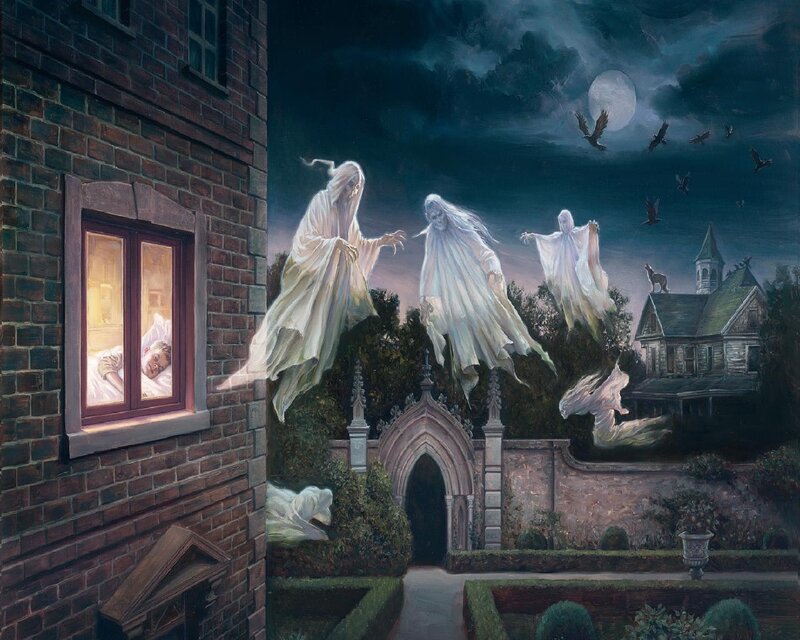 Ghosts Haunting a Boy