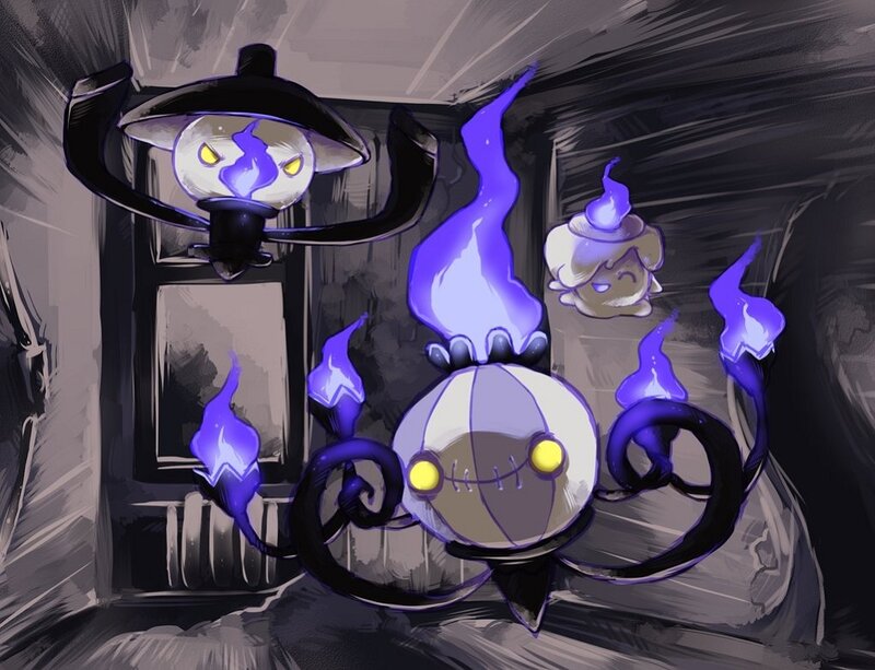 Ghosts in a dark room