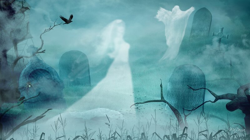 Ghosts in a Graveyard — Teal