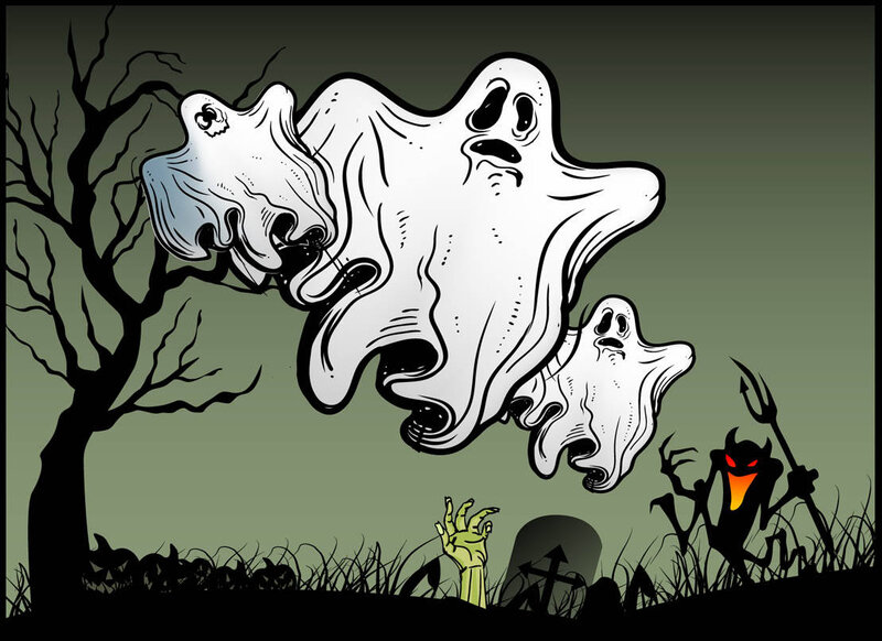 Ghosts in a Graveyard