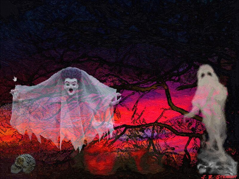 Ghosts in a Haunted Forest