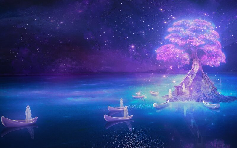Ghosts in Boats on Water