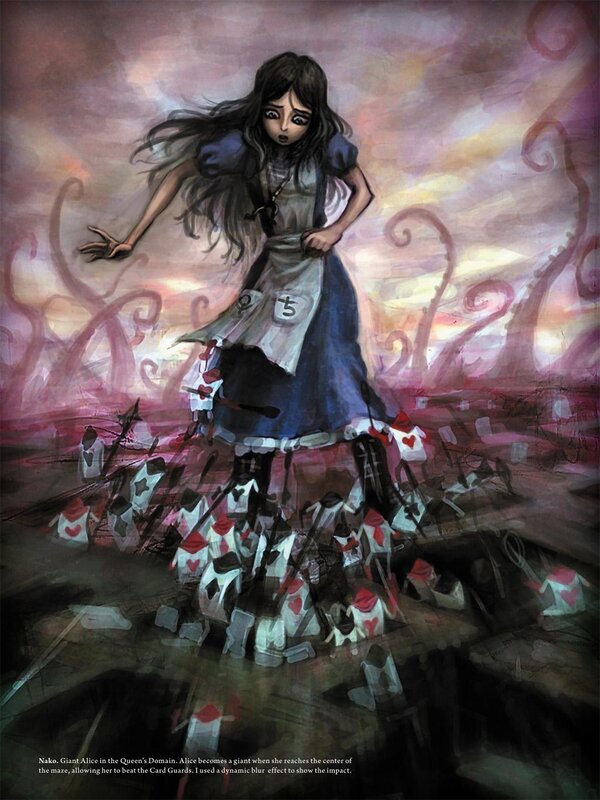 Giant Alice in the Queen's Domain