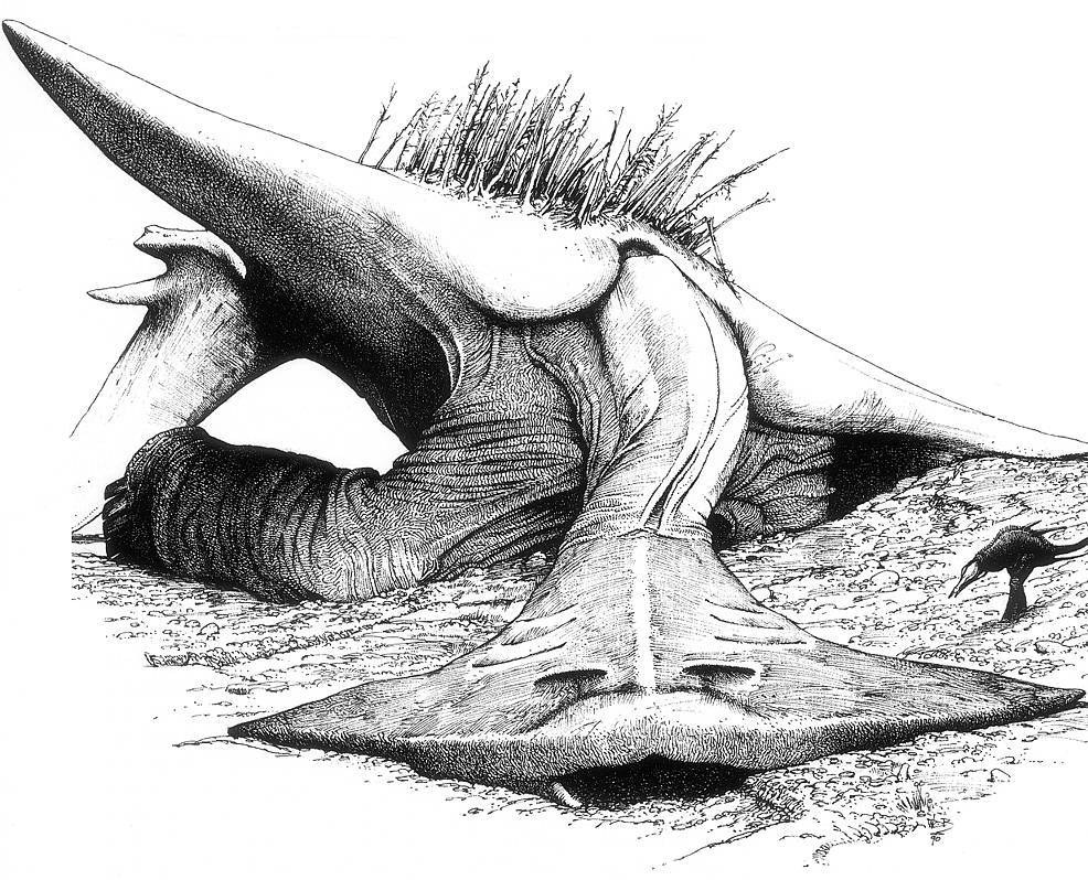 giant alien creature illustration