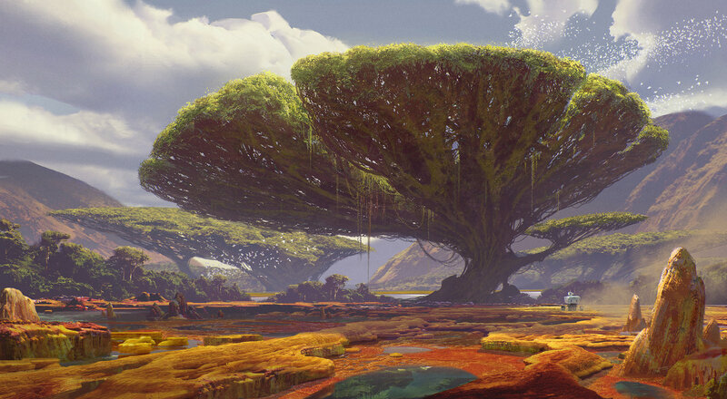 Giant Alien Tree