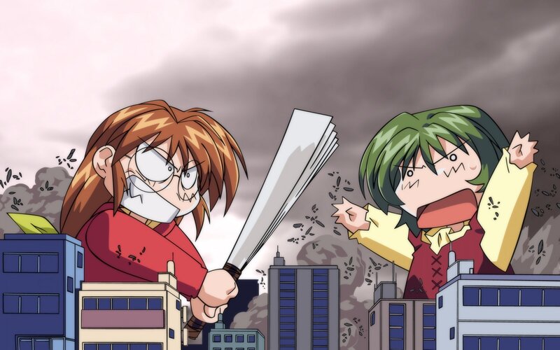 giant anime girls fighting