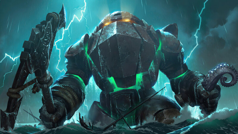 Giant Armored Figure — Green